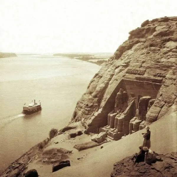 Las primeras fotografías del Templo de Ramses II